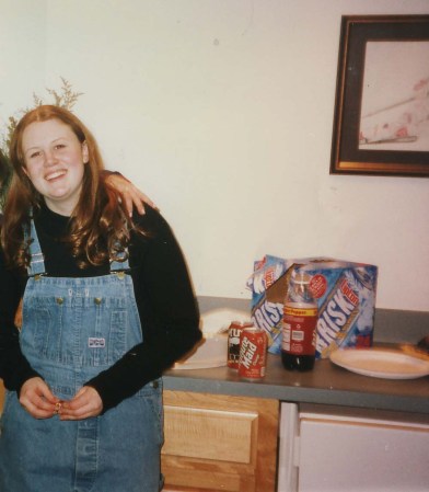 Me, circia 1996, at one peak of trying to "find myself." I copied this entire look, including hair, from a girl I thought was cooler than me. She was at that party. It was totally obvious.